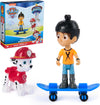 Paw Patrol Marshall Daring Danny X Figures Set with Skateboard for Boys and Girls