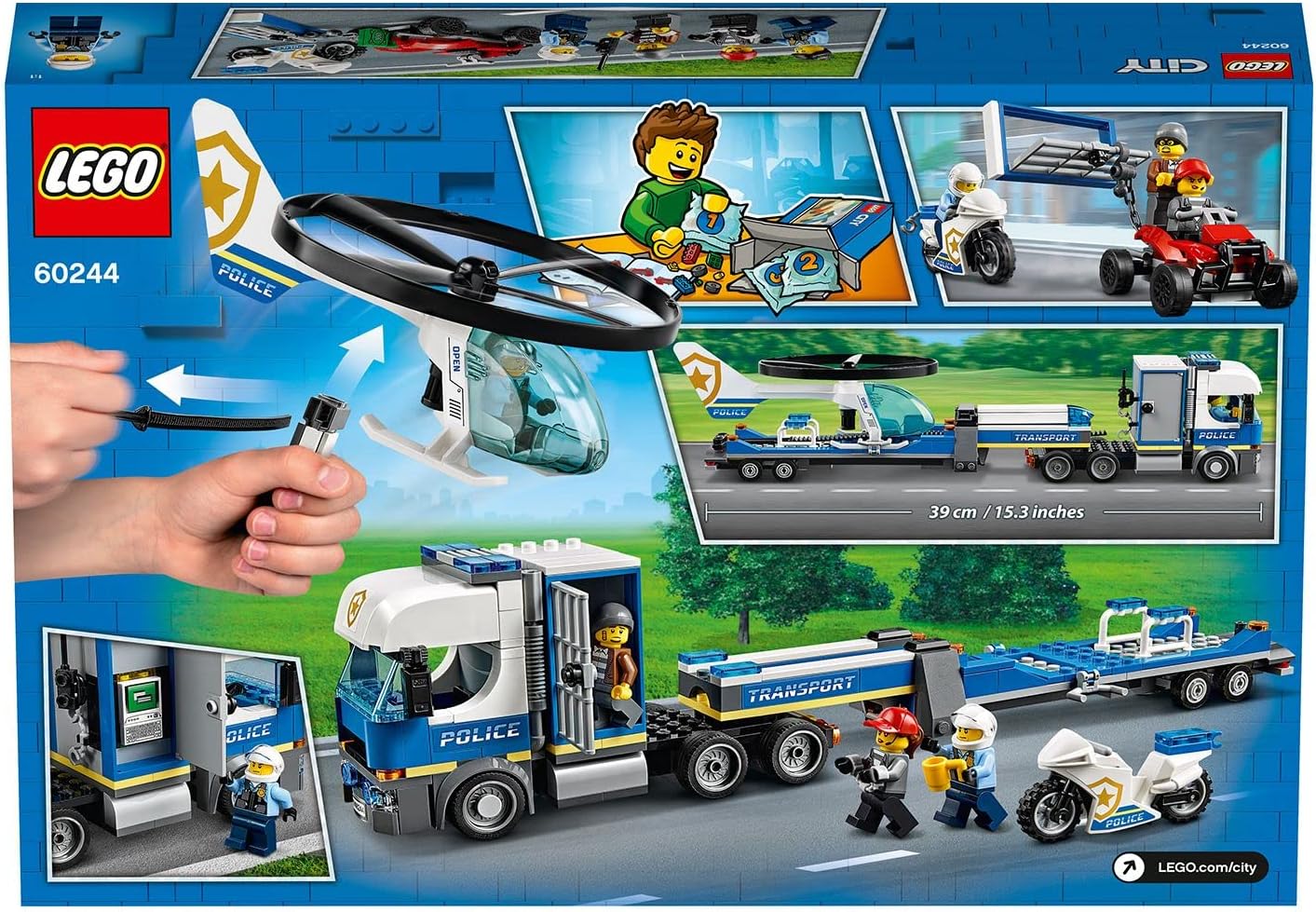 LEGO City Police Helicopter Transport 60244