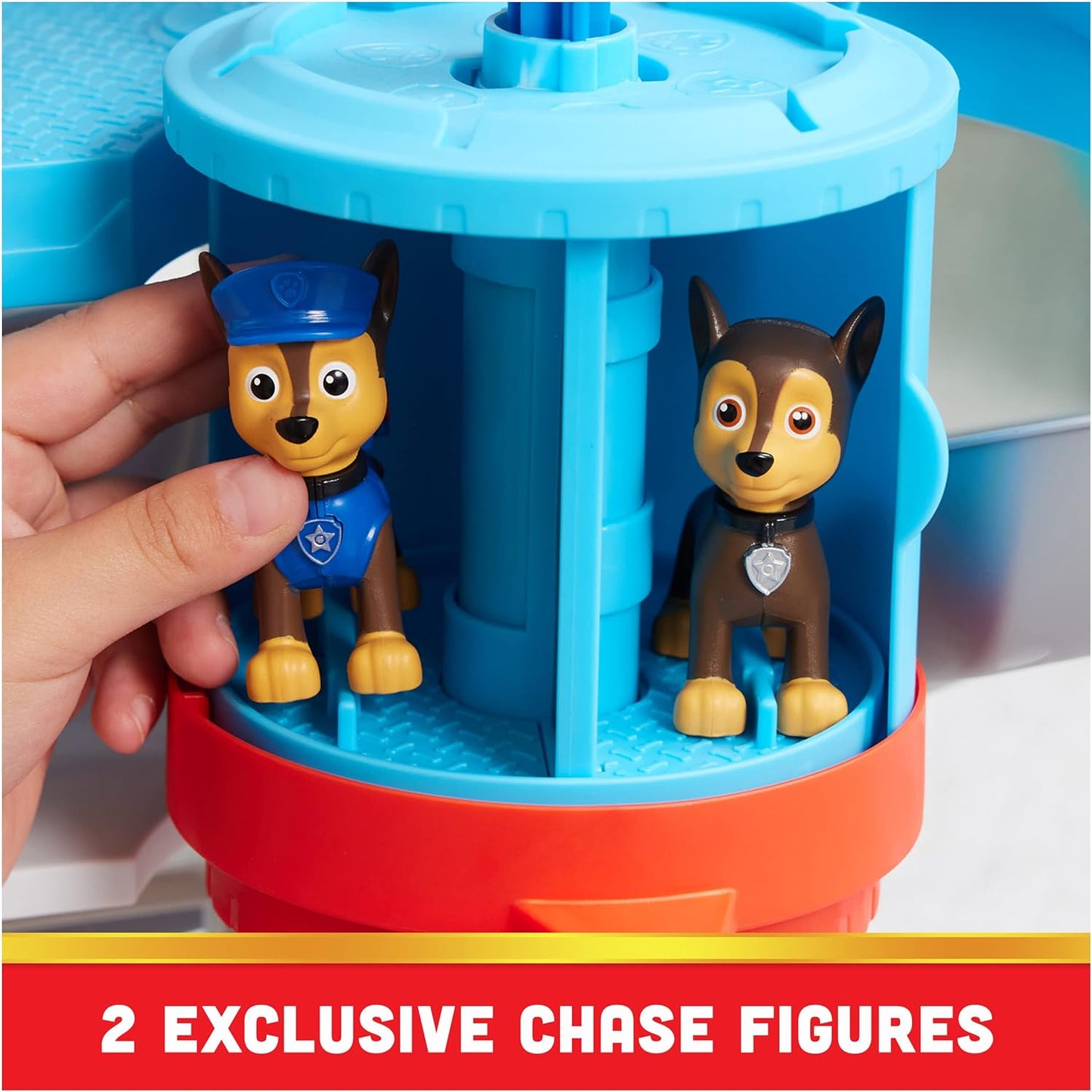 Paw Patrol Chase's Patrol Cruiser Toy Car with Action Figure Sustainably Minded for Boys
