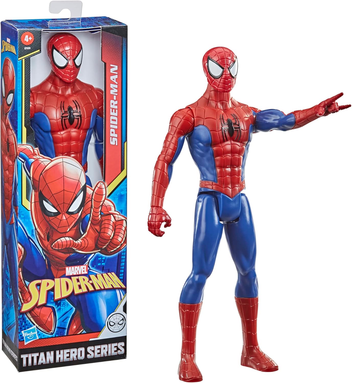 Marvel Titan Hero Series Spider-Man 12-Inch Action Figure with Fx Port Super Hero Easter