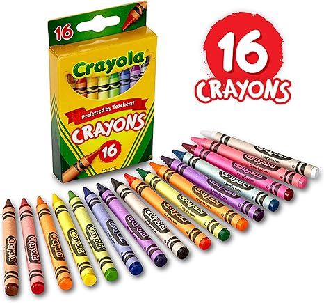 Crayola Crayons 16 Count Pack Assorted Colors