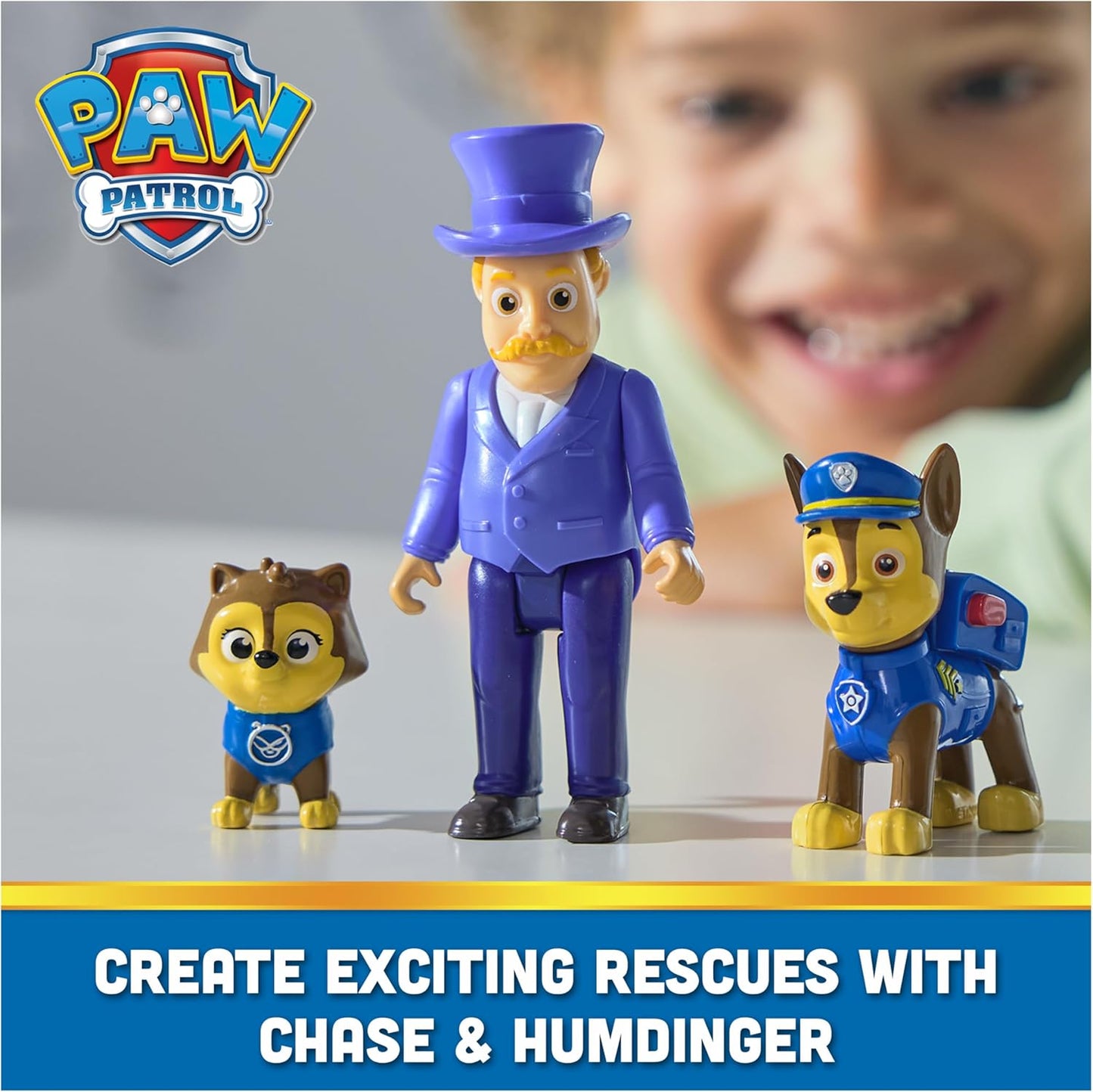 Paw Patrol Chase Humdinger Figures Set for Boys and Girls