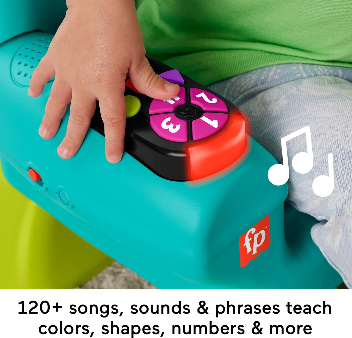 Fisher-Price Toddler Learning Toy Laugh Learn Smart Stages Chair with Music Lights