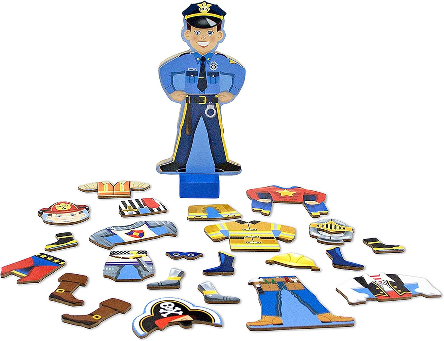 Melissa & Doug Melissa Doug Joey Magnetic Wooden Dress-Up 25 pcs for Toddlers and Ages