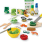 Melissa & Doug Melissa Doug Slice and Toss Salad - 52 Wooden and Felt Pieces Green -