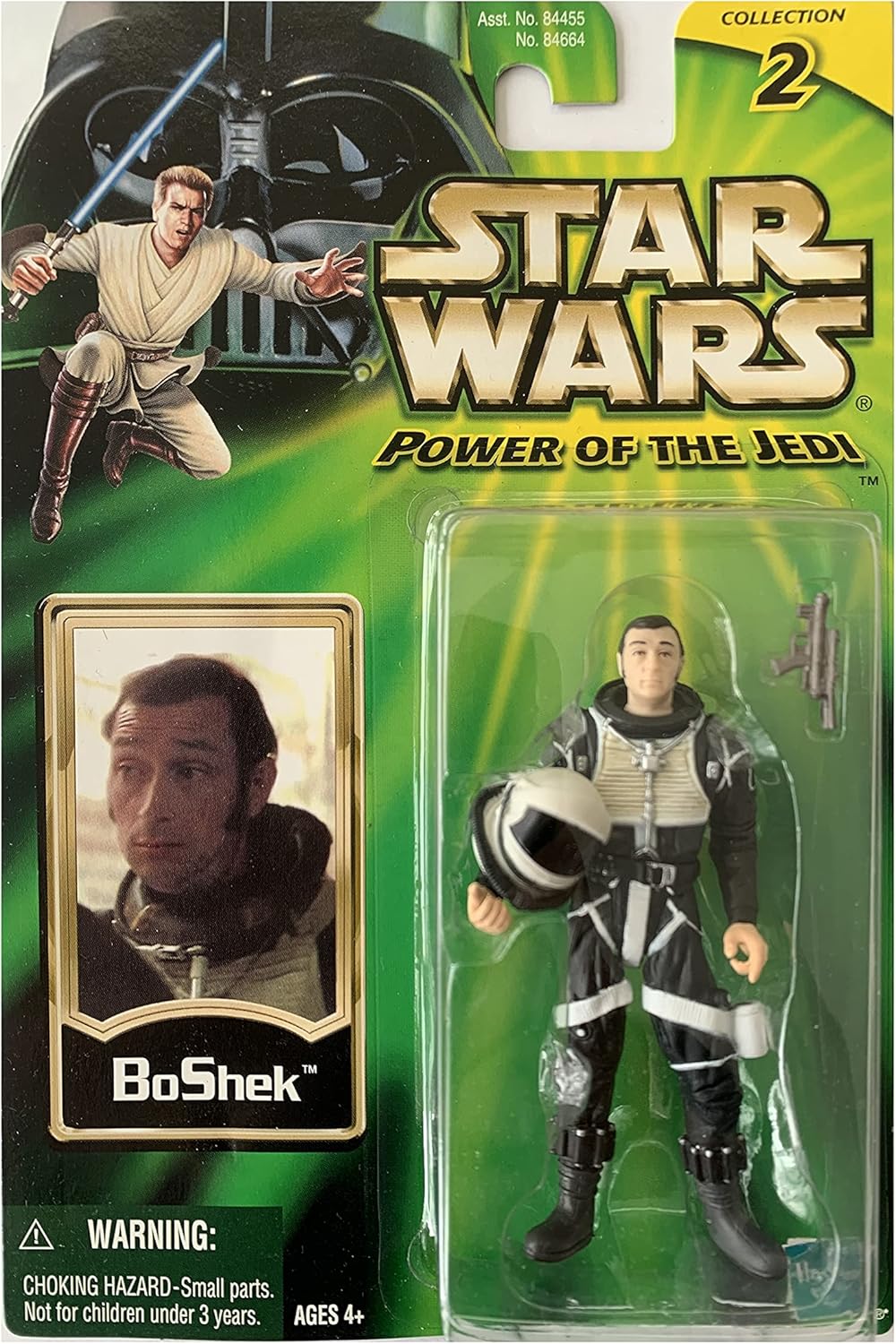 Star Wars POTJ BoShek Collection 2 Green Card Hasbro 2001