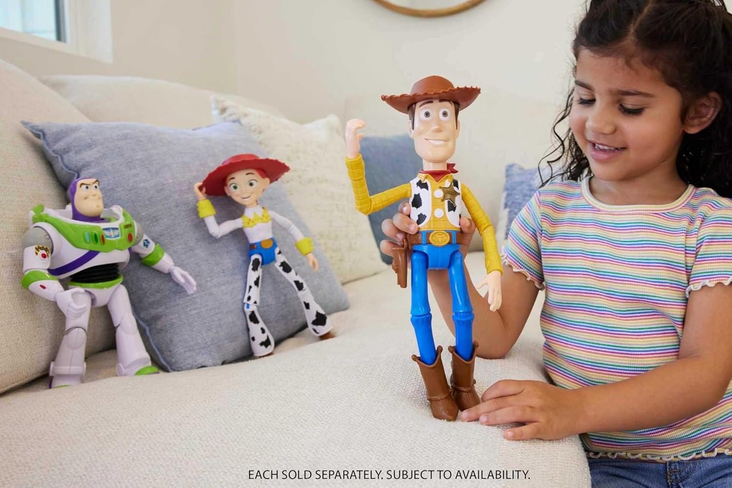 Mattel Disney Pixar Toy Story Large Action Figure Posable Buzz Lightyear in Spacesuit