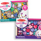 Melissa & Doug Melissa Doug Sweet Hearts and Butterfly Friends Bead Set of 2 - 250 Wooden
