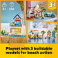 LEGO Creator 3 in 1 Beach Camper Van Building Kit Transforms from a Campervan to Ice