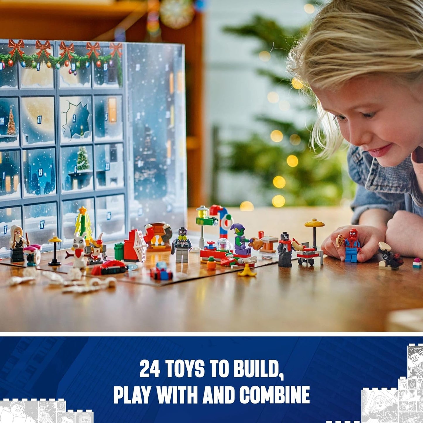 LEGO Marvel Spider-Man Advent Calendar 2024 for - Christmas Advent Calendar with Mini