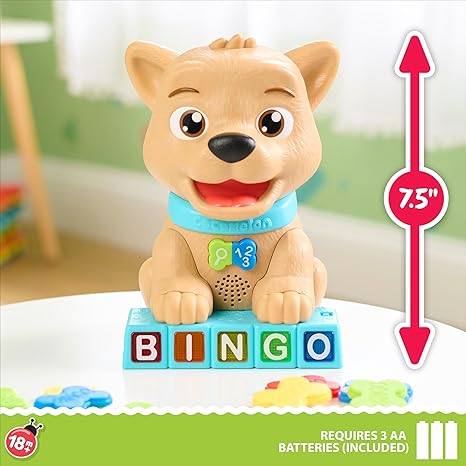 Just Play Cocomelon Count Learn Bingo 11-pieces 40 Learning Phrases Early Learning and