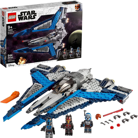 LEGO Star Wars Mandalorian Starfighter 75316 Awesome Toy Building Kit (544 Pieces)