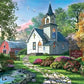 Buffalo Games Little White Chapel 500 Piece Jigsaw Puzzle