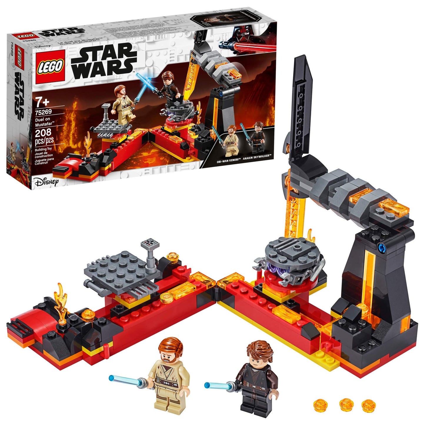 LEGO Star Wars: Anakin Skywalker vs. OBI-Wan Kenobi Building Kit (208 Pieces)