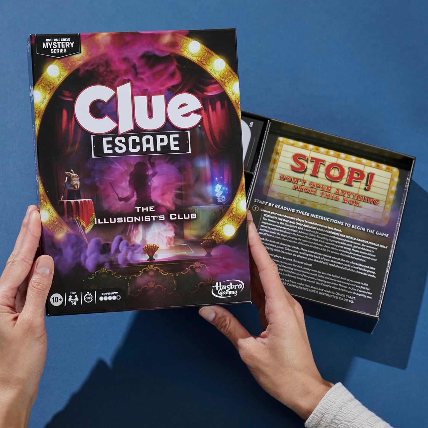 Hasbro Gaming Clue Escape The Illusionist's Club Board Game
