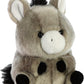 Aurora Round Rolly Peta Bray Donkeya Stuffed Animal - Adorable Companions - On-The-Go Fun