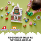 LEGO DUPLO Santa's Gingerbread House Building Set