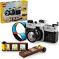 LEGO Creator 3 in 1 Retro Camera Toy Transforms from Toy Camera to Retro Video Camera to