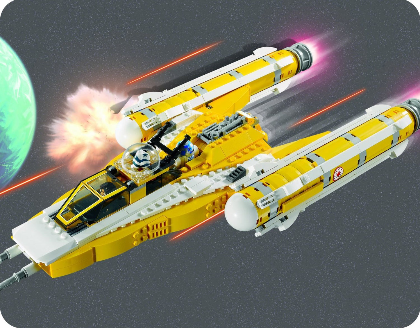 Star Wars Lego 8037 Anakin's Y-Wing Starfighter