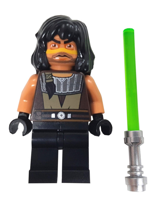 LEGO Quinlan VOS w Green Lightsaber Star Wars Minifigure