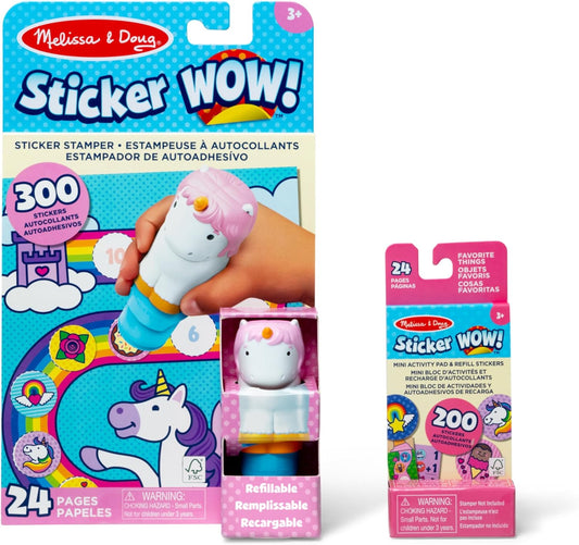 Melissa & Doug Melissa Doug Sticker Wowa Unicorn Bundle 24-Page Activity Pad Sticker