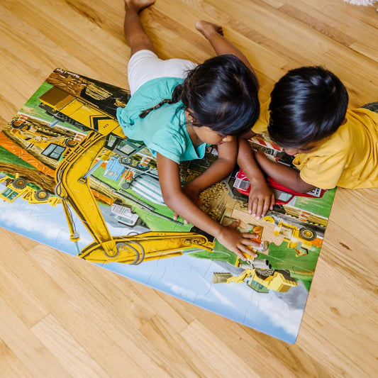 Melissa & Doug Melissa Doug Building Site Jumbo Jigsaw Floor Puzzle