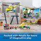 LEGO City Great Vehicles Rescue Helicopter Transport 60343 Set