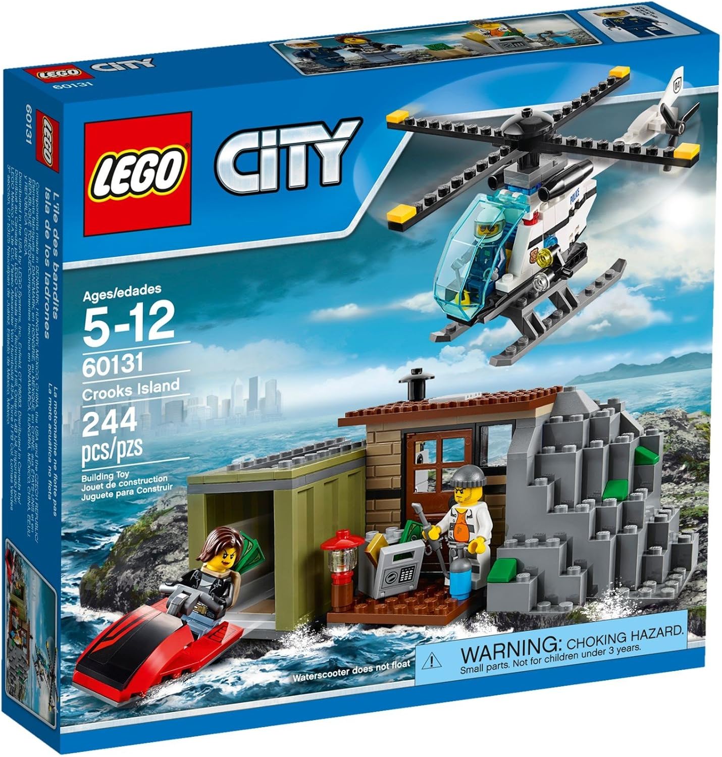 Lego City Crooks Island Set 60131 Buildingn Set