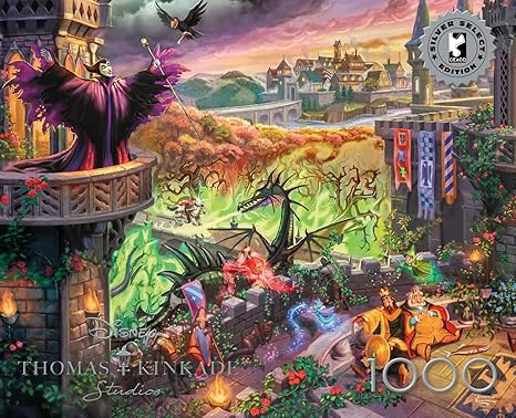 Ceaco - Silver Select - TK Disney - Maleficent - 1000 Piece Jigsaw Puzzle