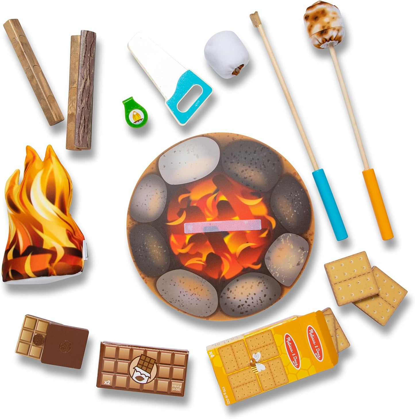 Melissa & Doug Melissa Doug Let's Explore Campfire S'Mores Play Campfire Sets For Ages