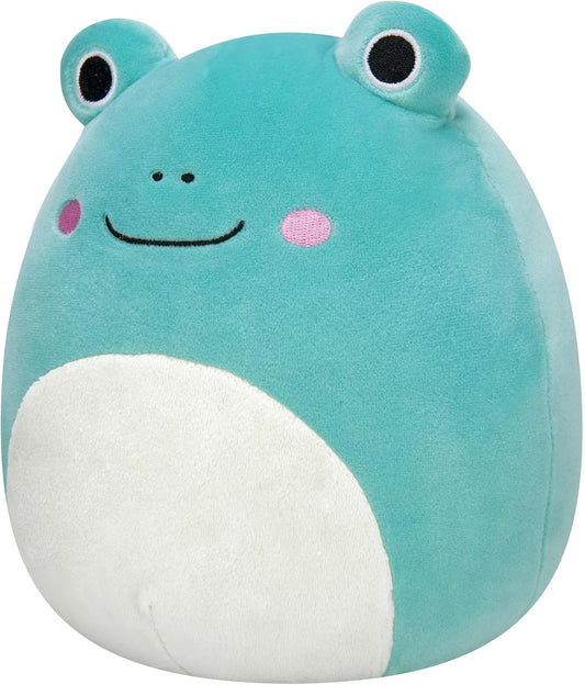 Squishmallows Original 12-Inch Ludwig Teal Frog with Mint Green Belly - Medium-Sized Ultrasoft Official Jazwares Plush