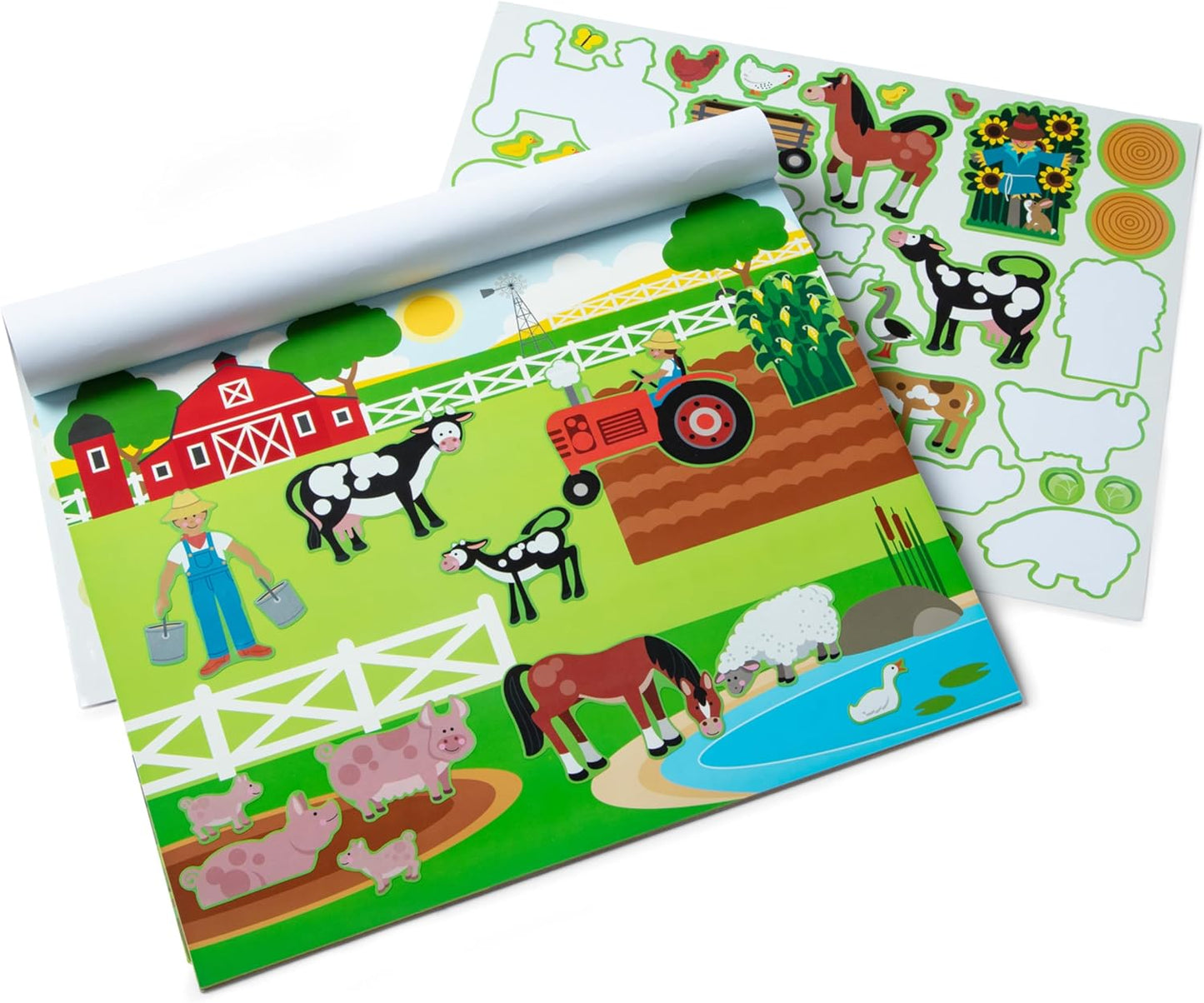 Melissa & Doug Melissa Doug Reusable Sticker Pad Habitats - 150 Reusable - FSC Certified