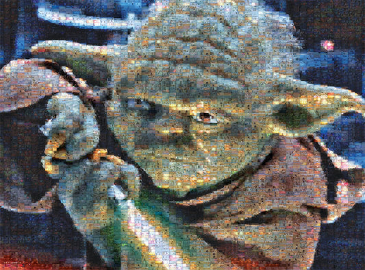 Star Wars - Photomosiac - Yoda - 1000 Piece Jigsaw Puzzle