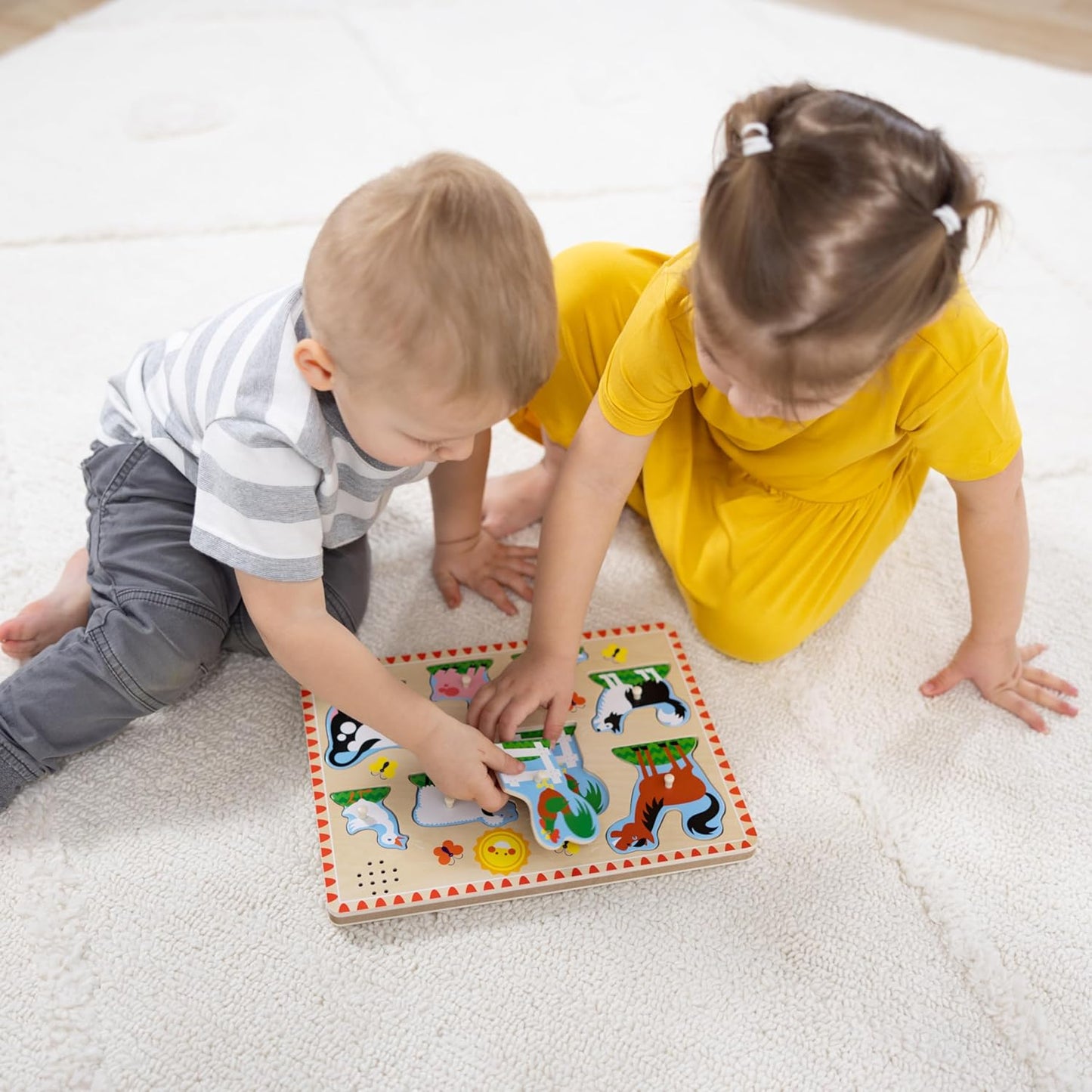 Melissa & Doug Melissa Doug Farm Animals Sound Puzzle