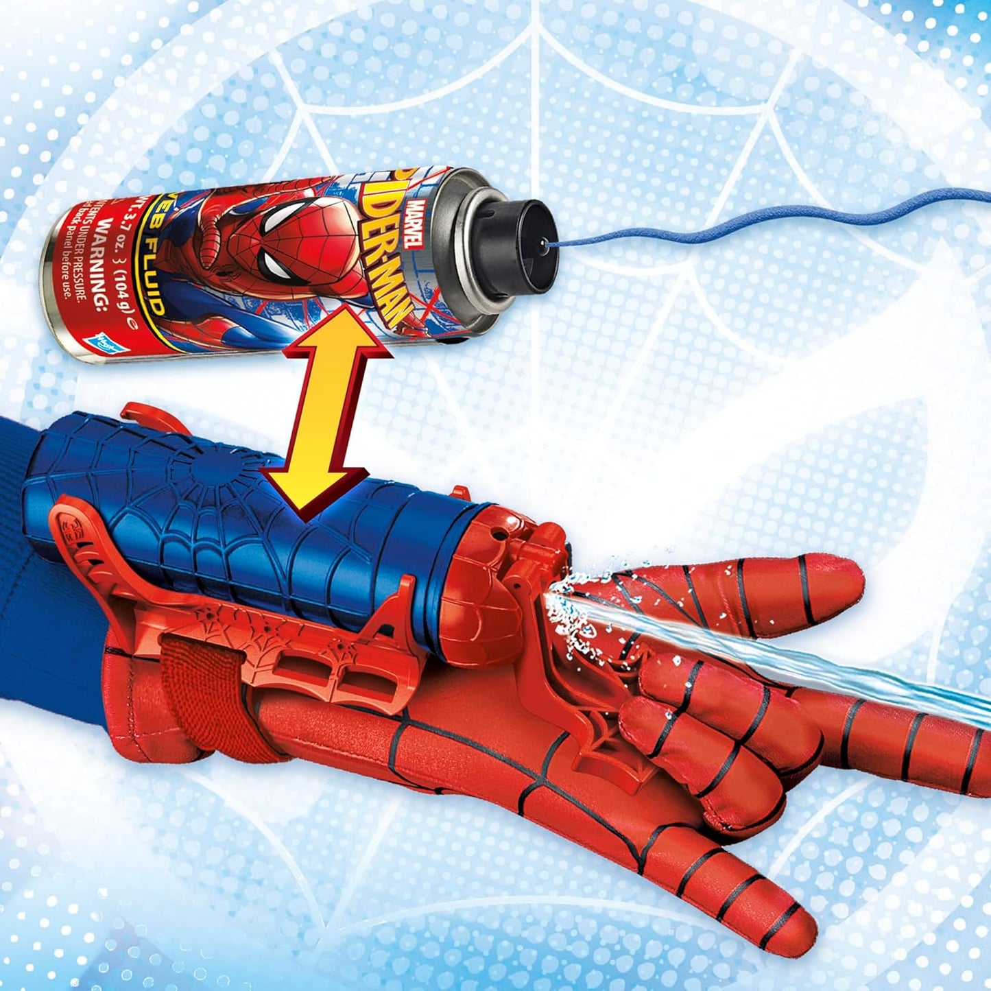 Marvel Spider-Man Super Web Slinger 2-In-1 Shoots Webs or Water Web Shooter Toy Role-Play