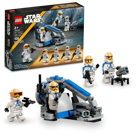 LEGO Star Wars 332nd Ahsoka's Clone Trooper Battle Pack 75359 Building Toy Set with 4