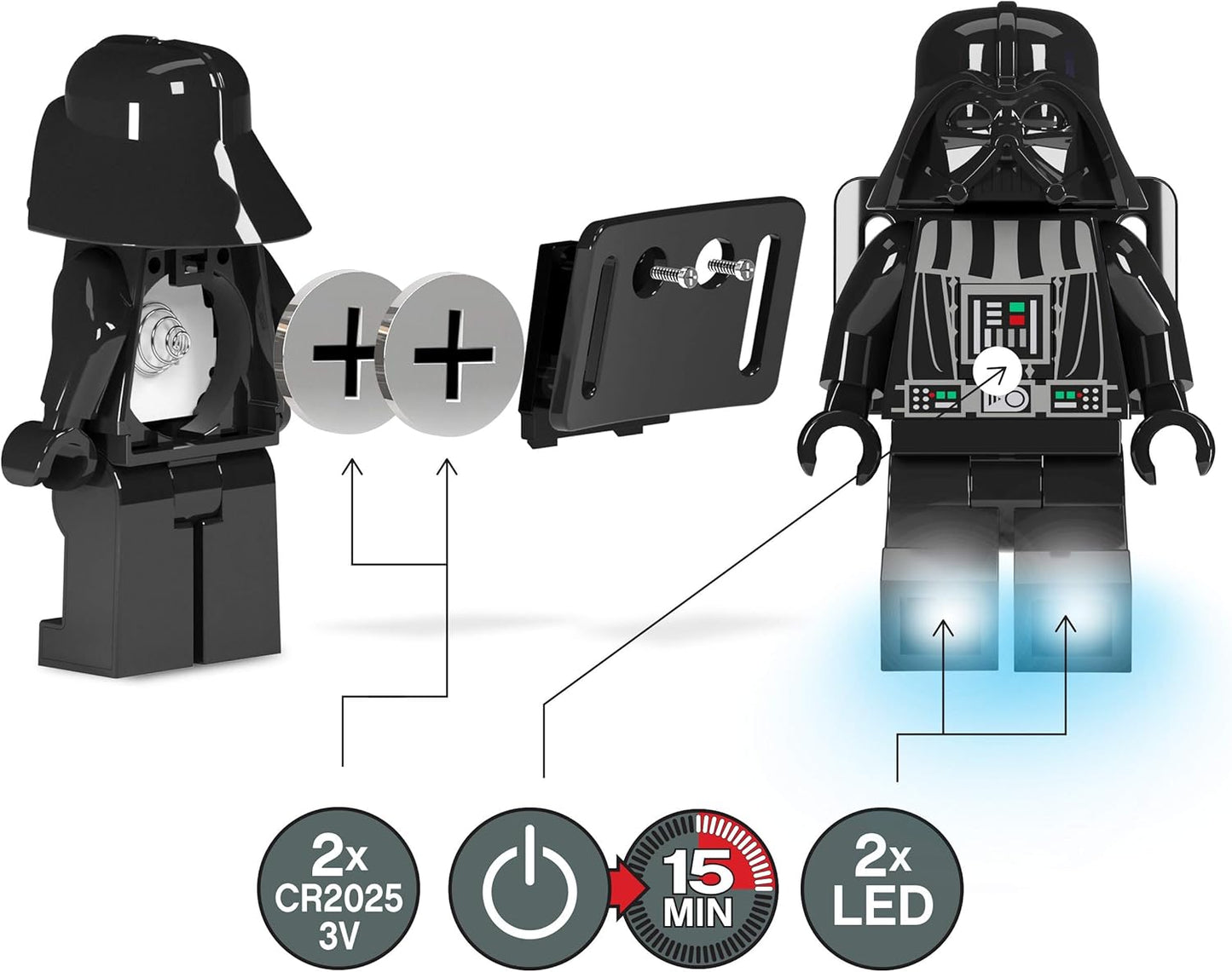 LEGO Star Wars Darth Vader Head Lamp (HE3)