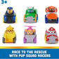 Paw Patrol Pup Squad Racers 6-Piece Vehicle Gift Set for Boys Girls