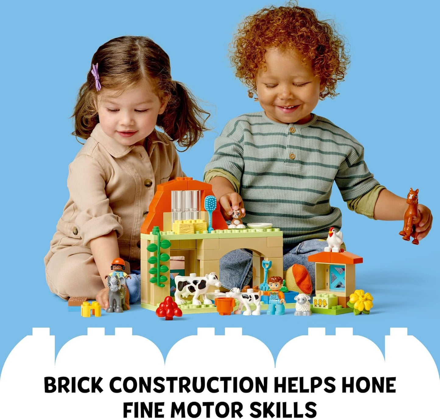 LEGO DUPLO Town Caring for Animals at The Farm Building Playset