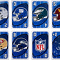 Mattel Games Mattel Giant UNO NFL Game for Adults Family with Oversized Card Deck for