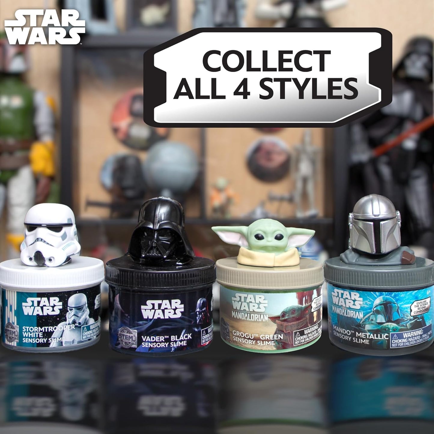 STAR WARS Stormtrooper White Slime 8oz Star Wars Slime Pre-Made Slime Party Favors for