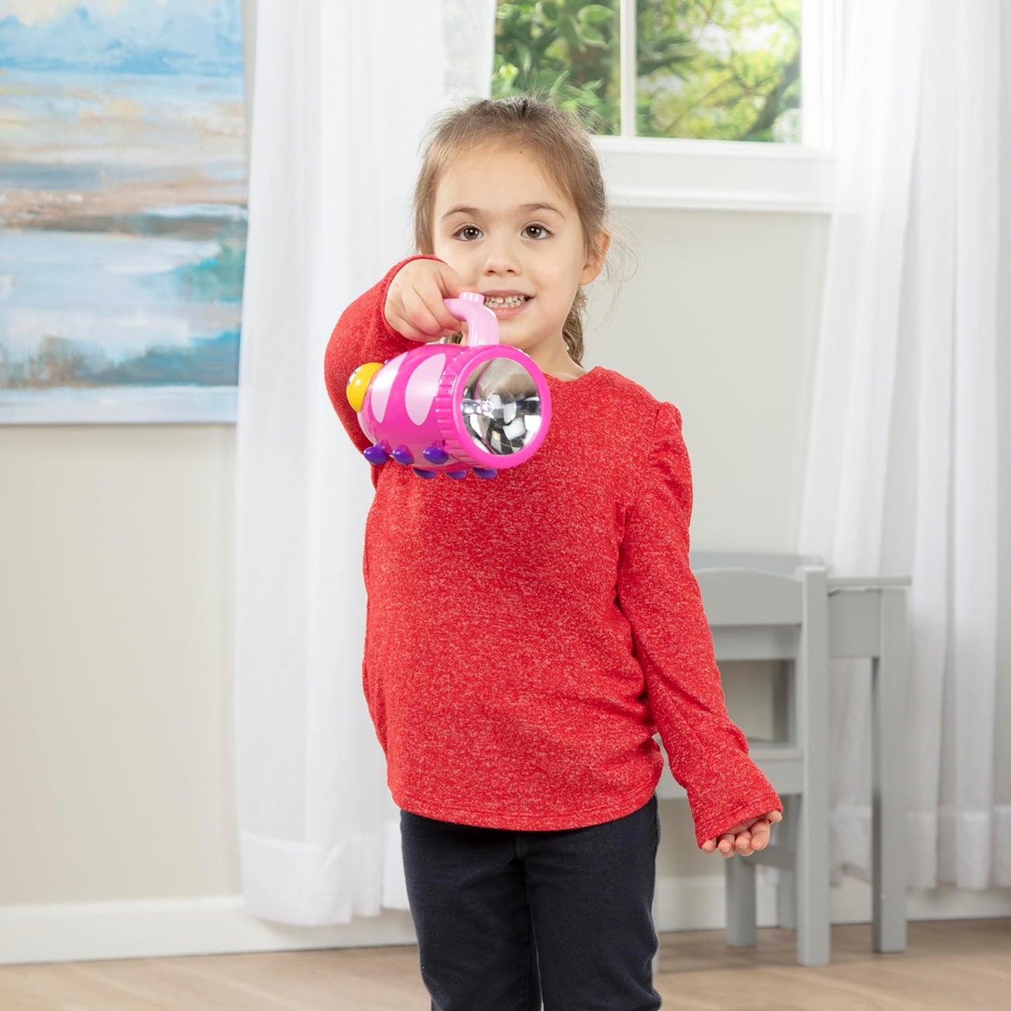 Melissa & Doug Melissa Doug Sunny Patch Trixie Ladybug Flashlight With Easy-Grip Handle