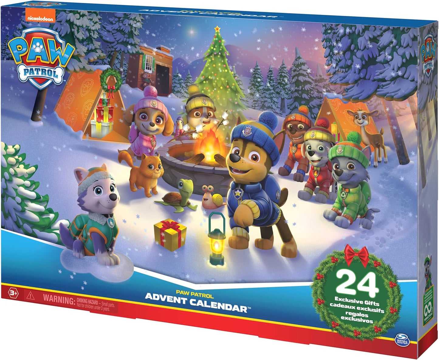 PAW Patrol 2023 Advent Calendar with 24 Surprise - Figures and for Ages 3 and up