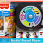 Fisher-Price Musical Toy Rockin' Record Player for Preschool Pretend Play for Ages Year