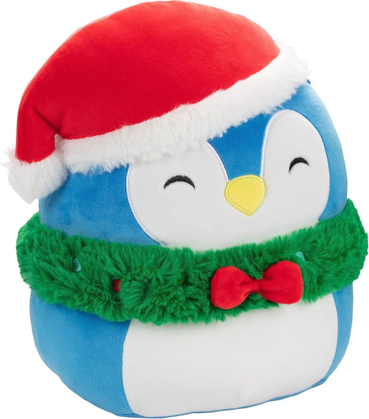 Squishmallows 10" Puff The Penguin Christmas Plush.