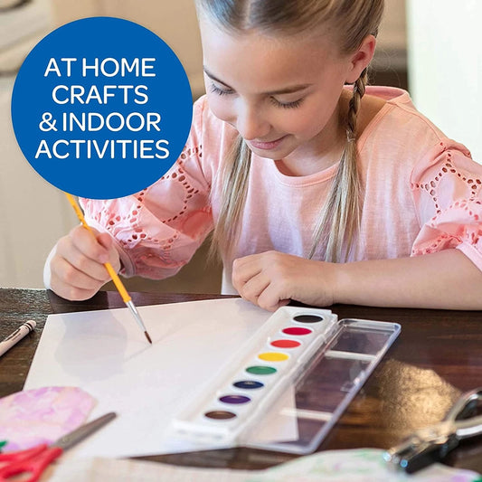 Crayola Washable Watercolor Paint Sets for 12ct Bulk Arts Crafts Supplies 8 Paint Colors