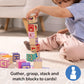 Melissa & Doug Ms. Rachel Melissa Doug Letter Number and Game Wooden Learning Blocks with