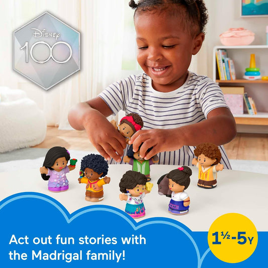 Fisher-Price Little People Toddler Disney Encanto Figure Set 7 Characters for Preschool
