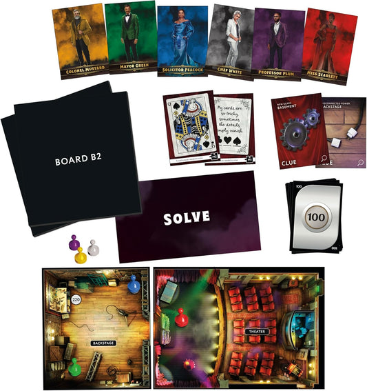 Hasbro Gaming Clue Escape The Illusionist's Club Board Game