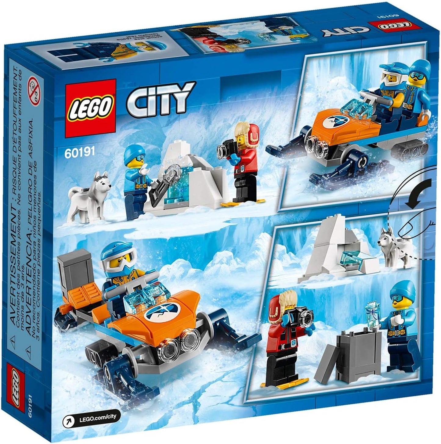 LEGO City Arctic Expedition Team Playset - Winter Adventure Vehicles for Kids